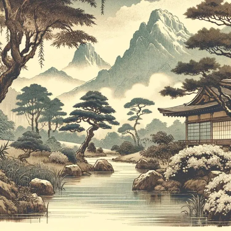 夏目漱石をイメージさせる風景：漱石のお札の価値