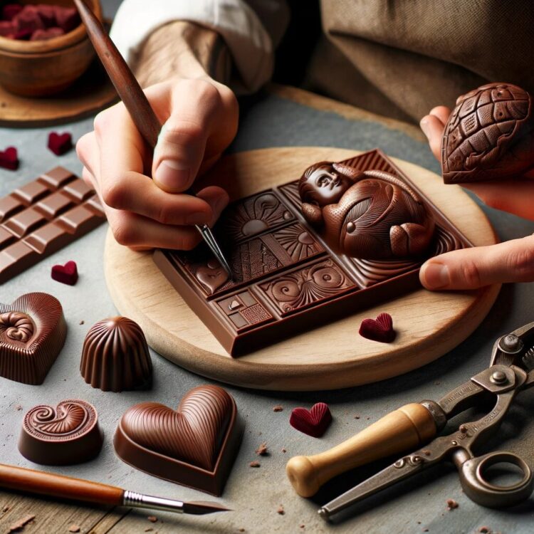 職人の作るチョコレート