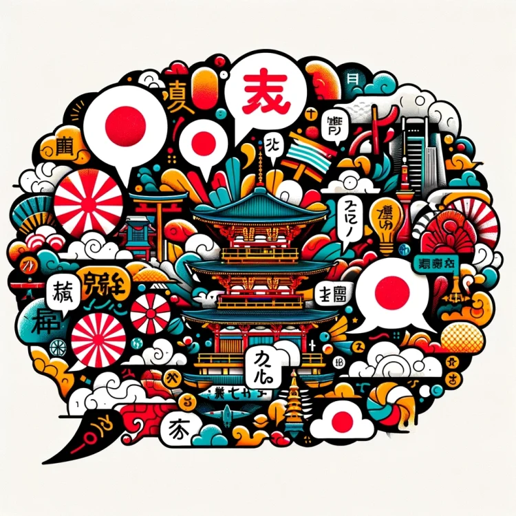 日本の方言をイメージ。方言の特徴や歴史観を感じる